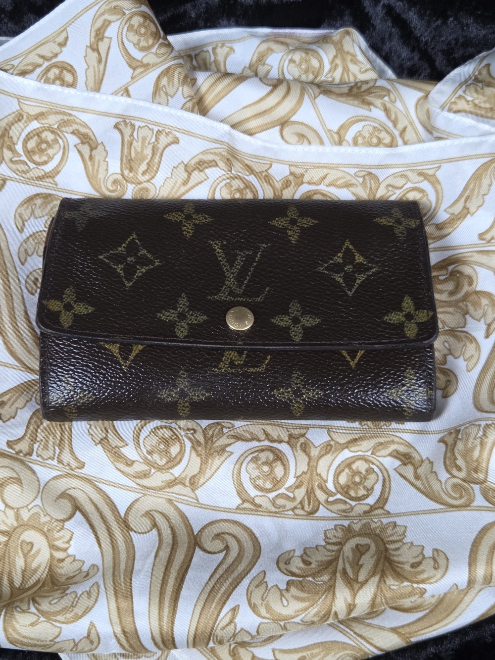 Louis Vuitton Monogram Trésor Bifold Wallet Vintage Made in Spain